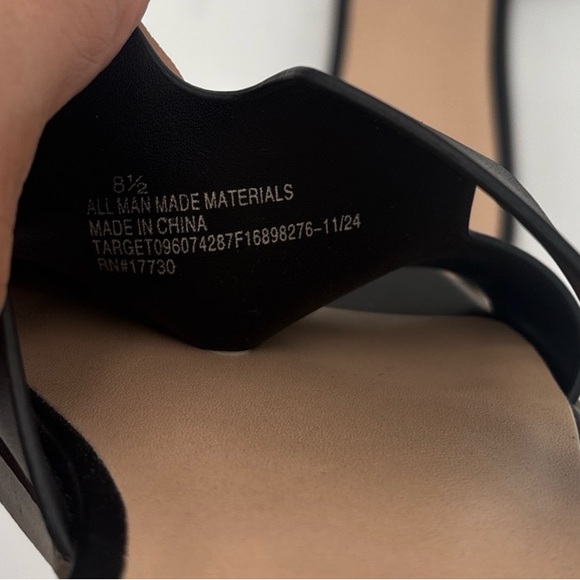 a new day Black Open-Toe Sandals - Picture 7 of 7